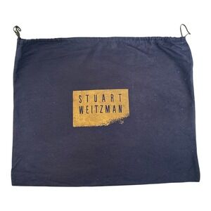 Stuart Weitzman 13" x 16.5" Blue Drawstring Dust Bag for Purse Shoes Accessories